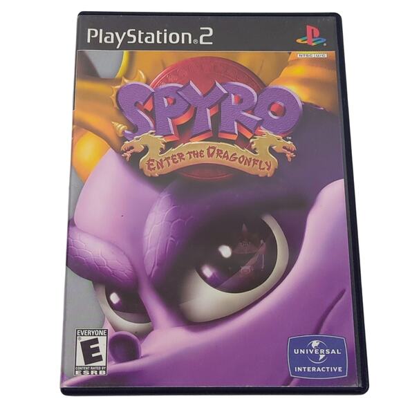 Spyro: Enter the Dragonfly PS2 Game Sony PlayStation 2 Complete CIB USED - Picture 1 of 3